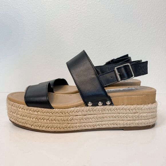 Steve Madden Fifer Espadrille Platform Sandals 9.5 - Picture 1 of 7